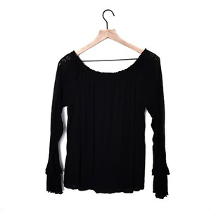 sanctuary eyelet peasant blouse