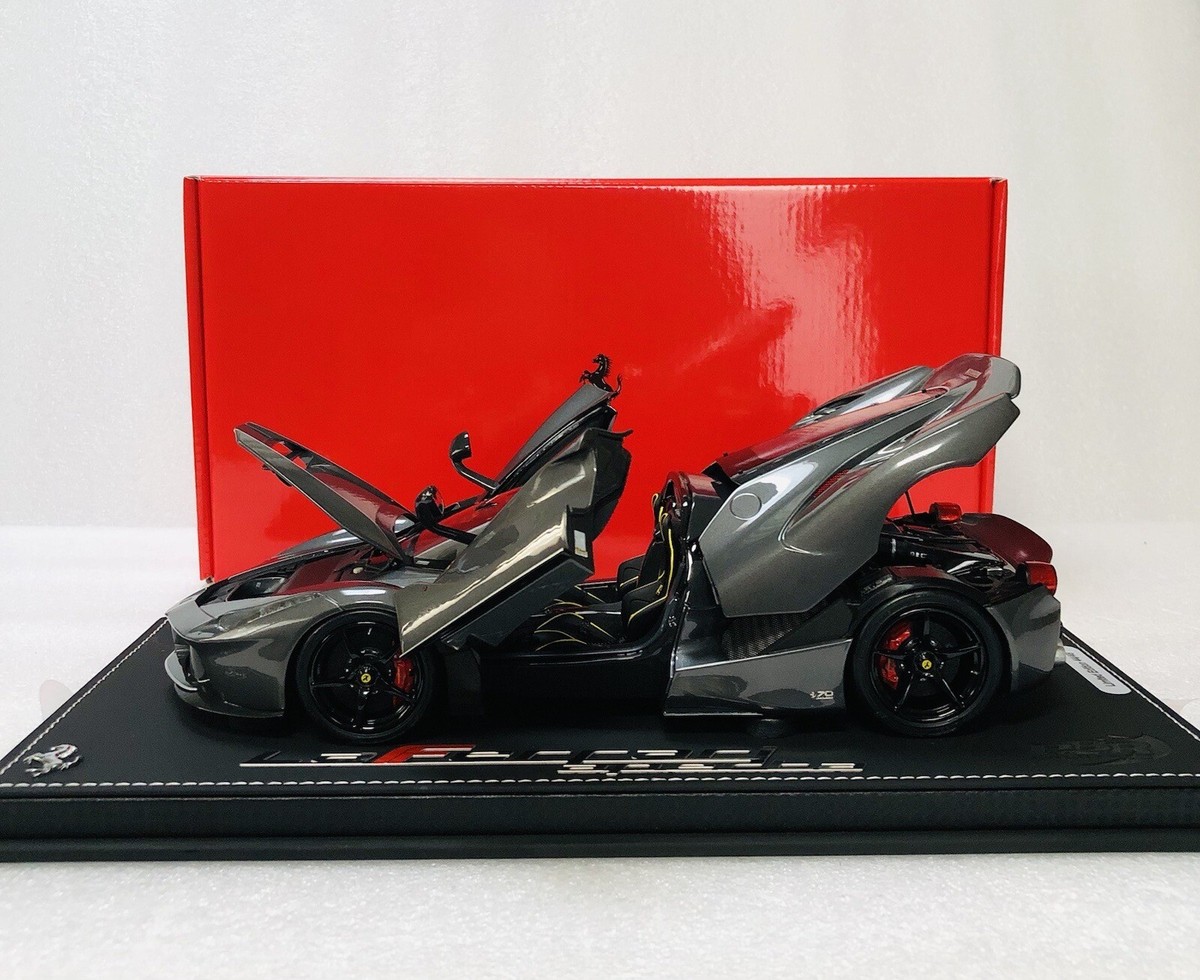 1/18 Bbr Ferrari Laferrari Aperta Grigio Ferro Gray/black 1/18 Bbr Ferrari Laferrari Aperta Grigio Ferro Gray/black