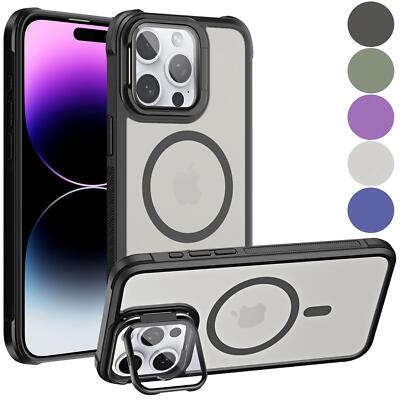 Handy Hülle für Apple iPhone 14 Pro Hülle mit Kamera Schutz Glas Metallring Case