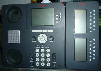 Avaya 9630 Series Business Office VOIP Telephone Phone + SBM24 Module 700426729
