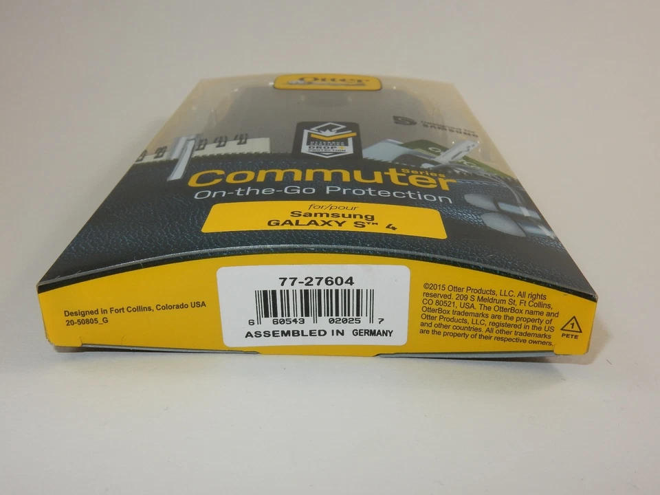 OtterBox Commuter Series Black Case for Samsung Galaxy S4 NEW - Image 2 of 4