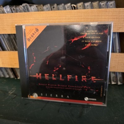 Diablo Hellfire Expansion Pack PC 1997 Video Game Single Player- Manual Included