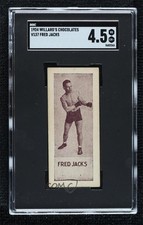 1923 Willards Chocolates V137 Fred Jacks SGC 4.5 14rq