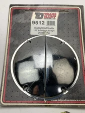 Trans-Dapt Performance Headlight Half Shields For 7-1/2" Round Headlight Lamps