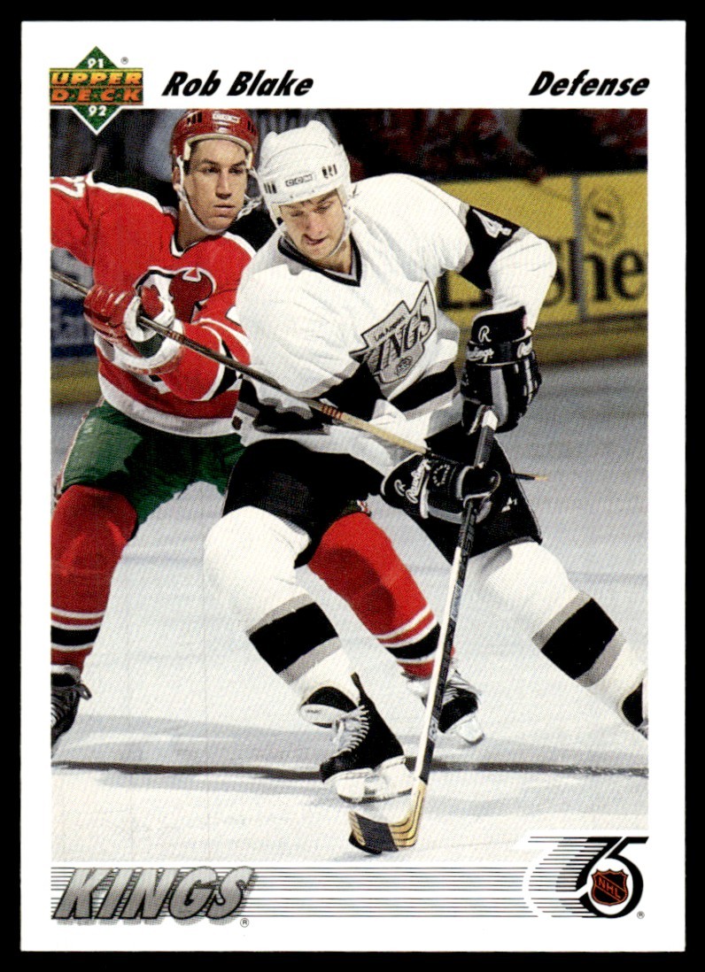 1991-92 Upper Deck Rob Blake Los Angeles Kings #148
