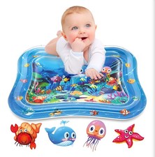 BABY INFLATABLE TUMMY TIME WATER MAT, BABY SENSORY TOYS 3-24 MONTHS