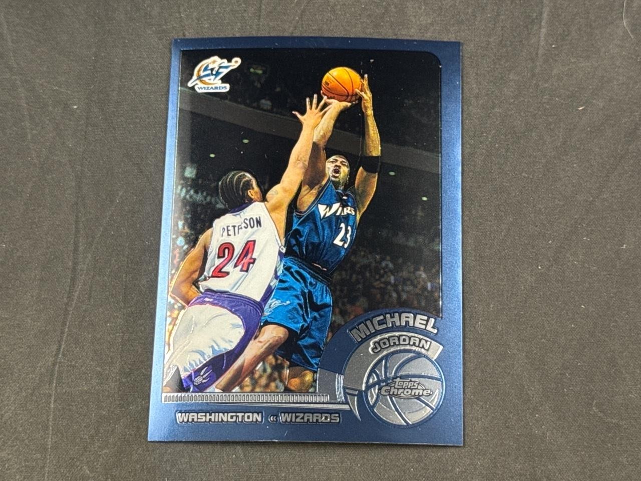 2002-03 TOPPS CHROME NBA BASKETBALL MICHAEL JORDAN #10 WASHINGTON WIZARDS