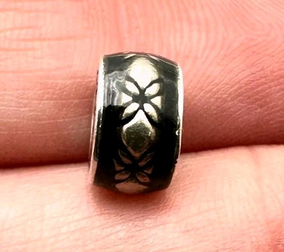 Pandora S925 Sterling Silver Golden Dew Enamel Spacer Charm