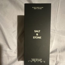 SALT STONE Black Rose Oud Body Lotion Moisturizer, 7 fl oz / 206 mL