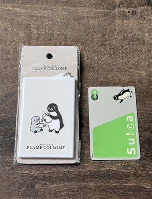 Flame Collome Touch Card Holder + Loaded Penguin Suica IC Card Set