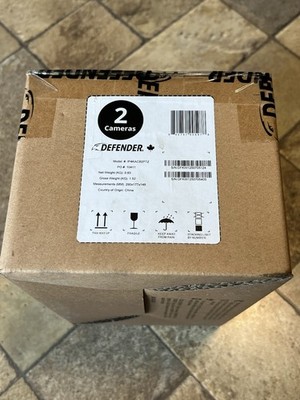 2 Defender Security Cameras New In Box IP4KACB2PTZ
