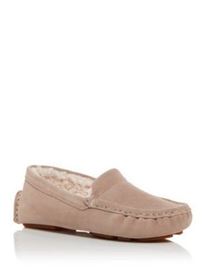 GENTLE SOULS KENNETH COLE Womens Beige Moc-Driver Mina Loafers Shoes 7.5