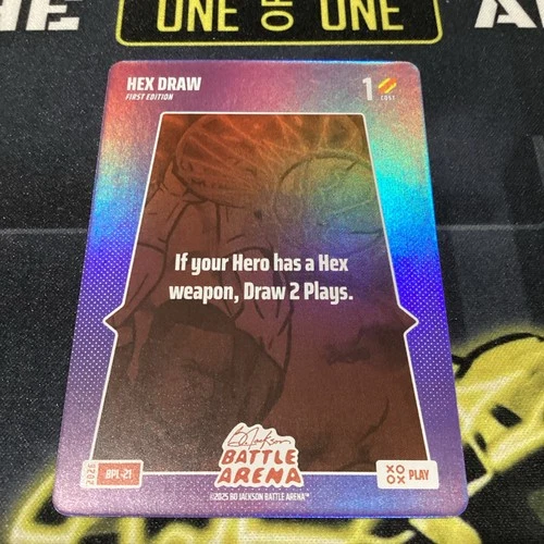 Bo Jackson Battle Arena 2026 BPL-21 Hex Draw Bonus Play Griffey Jr Release Rare