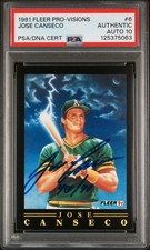 Jose Canseco Cards, Rookie Cards and Autographed Memorabilia Guide 17