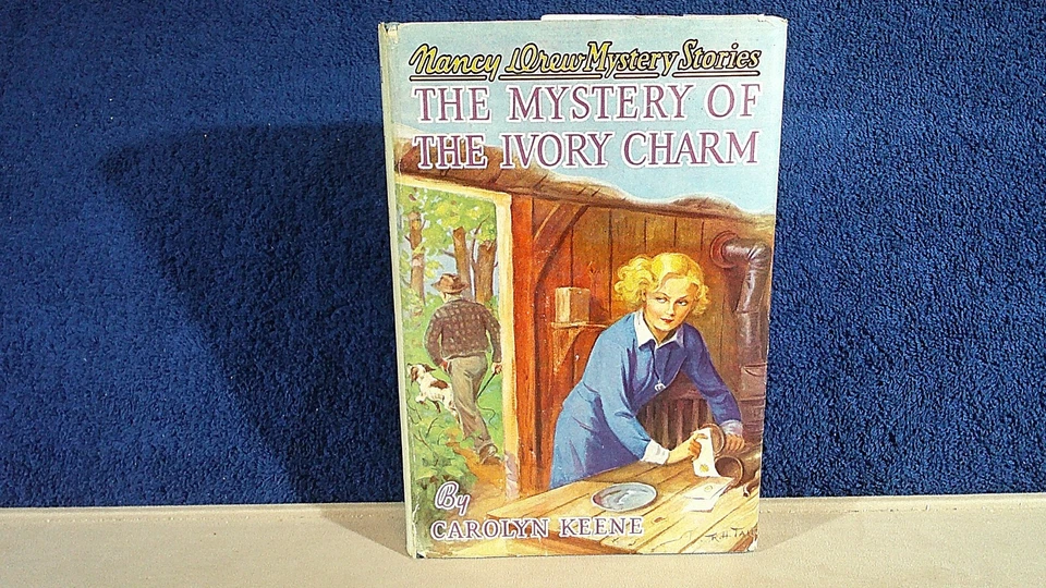 NANCY DREW NO SPINE SYMBOL INTERNALS MYSTERY OF THE IVORY CHARM 1936C-2 WIRT - Image 2 of 4