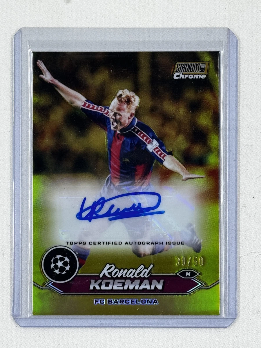 2021 Topps バルセロナ ラウドルップ 直筆サインカード Topps Soccer FC Barcelona Autographed Sports Trading Cards