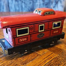 Vintage Marx New York Central Lines Caboose 556 Tin Litho O Gauge
