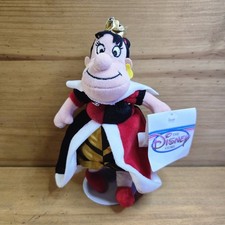 Disney Alice in Wonderland Bean Bag Plush 8" Queen Of Hearts w/Tag