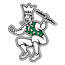 Adesivo Boston Celtics Lucky Leprechaun #10 basket impermeabile vinile decalcomania