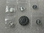 1/4 Oz .999 Fine Silver Antiqued Round & (5) 1 Gram .999 Fine Silver Rounds