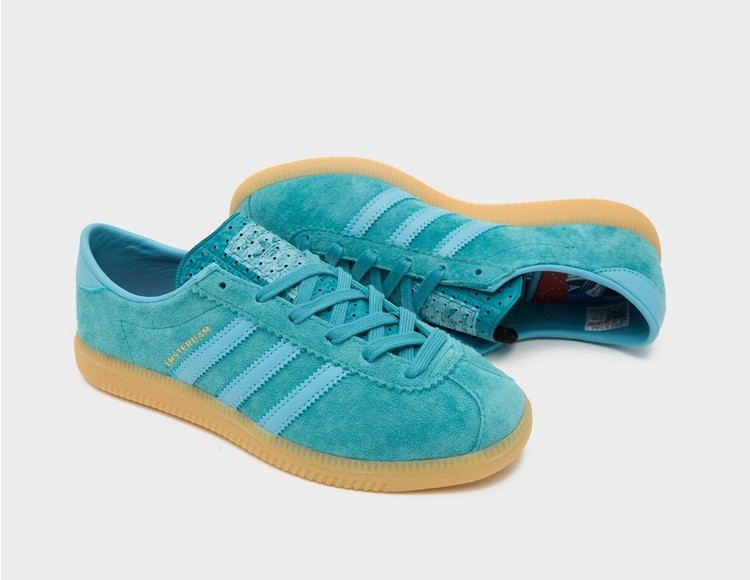 adidas Originals Men's Amsterdam Shoes in Blue and Gum UK 11.5 | eBay