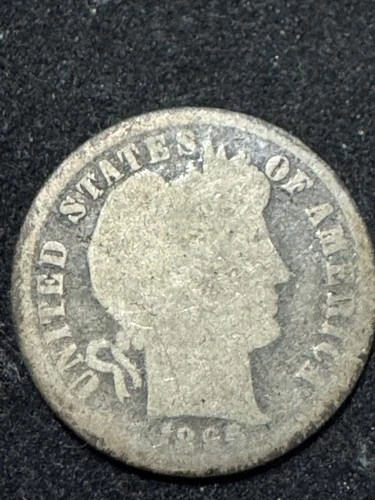 1896 Barber Dime, Better Date, 99c shipping