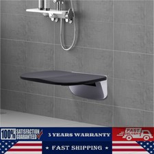 14" Folding Shower Seat Wall Mounted Bench Modern Bathroom Shower Stool 440lbs