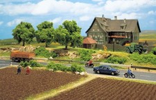 Busch H0 6022 Leitplanken-Set 90cm + 32 Begrenzungspfosten Straßenzubehör 1:87