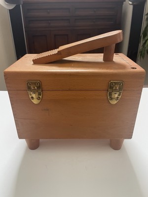 Vintage Ronson Roto- Shine Shoe Shine Box With Brushes | eBay