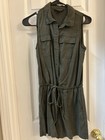 Banana Republic Utility Romper XS Olive Green Sleeveless One Piece — photo 2