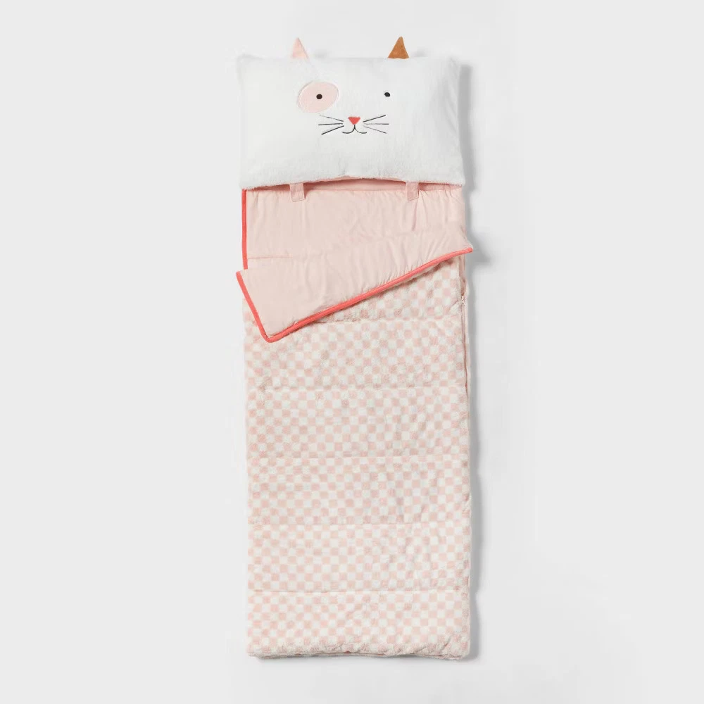 Cat Kids' Sleeping Bag - Pillowfort