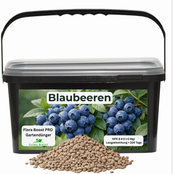 Blaubeer DüNger Mit Langzeitwirkung 1 Kg | Flora Boost Pro Npk 8-4-5-image