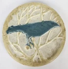 Rookwood Art Pottery 1918 Rook Trivet #2349 P Soft Porcelain Vellum Glaze