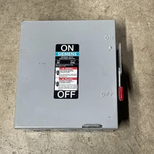 NEW NO BOX Siemens GNF321 30 Amp 240V Non-Fused Safety Switch Disconnect 30A