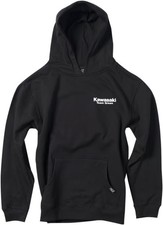 Factory Effex Youth Black Kawasaki Team Green Pullover Hoody 19-83130 3052-0401