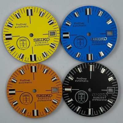 #ad 28.5mm Watch Dial Green Luminous Date Fit NH35 NH36 Movement $12.99