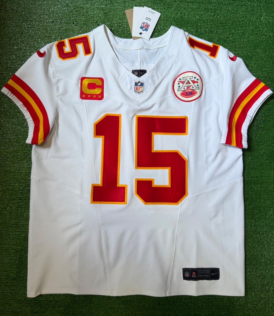 Patrick Mahomes Kansas City Chiefs White Nike Vapor Fuse Elite