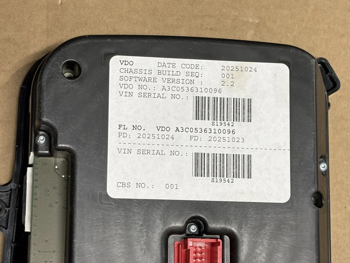 Freightliner VDO A3C0536310096 Gauge Cluster 2.2 photo 6
