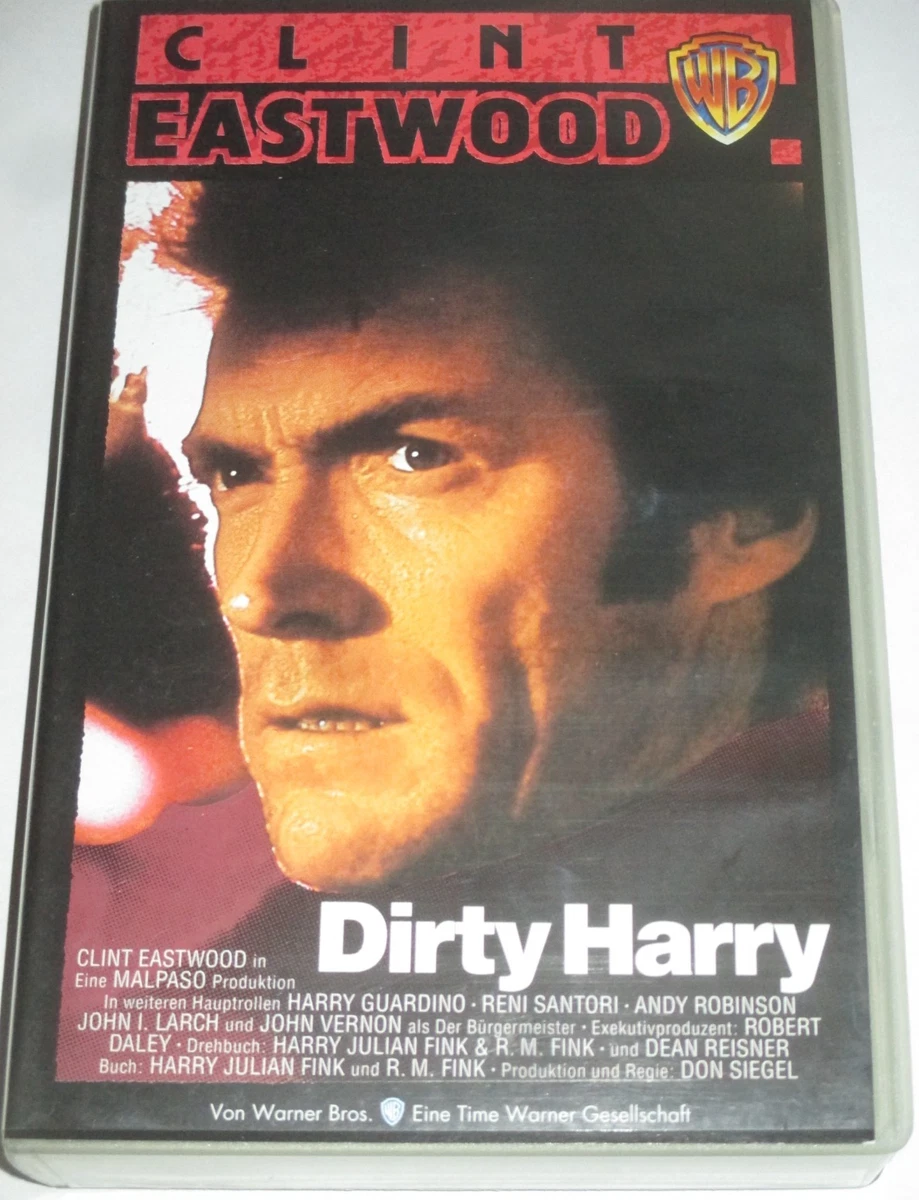 Warner - Dirty Harry - VHS/Action-Thriller/Clint Eastwood/Andy Robinson/'71