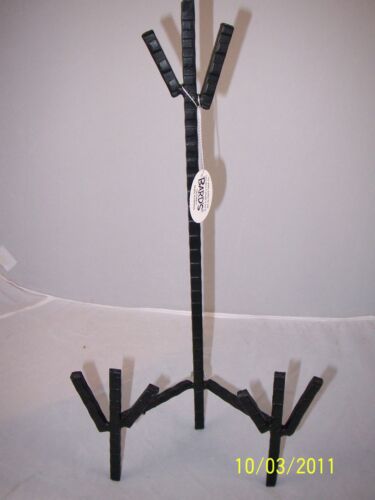 Black Iron "Turkey Feet" Plate Rack Bard's 16" Heavy Duty Plate, Tray  Stand  - Picture 1 of 1