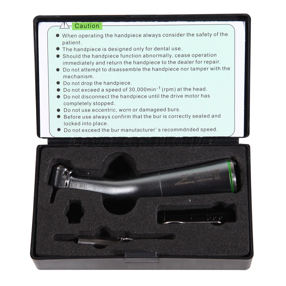 Implante dental de fibra óptica LED 20:1 pieza de mano contra ángulo SG20L apto para NSK Ti-Max Foto 4 de 4