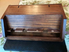 Solid Oak Charging Station for 2 Phones & 1 IPad