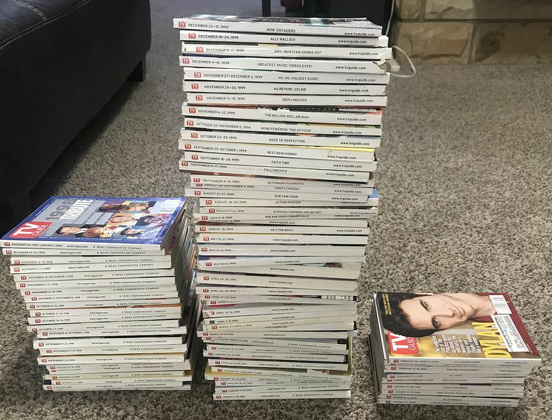 TV GUIDE FROM 1998, 1999 AND 2000 == PICK-YOUR-OWN ISSUE DATE | eBay