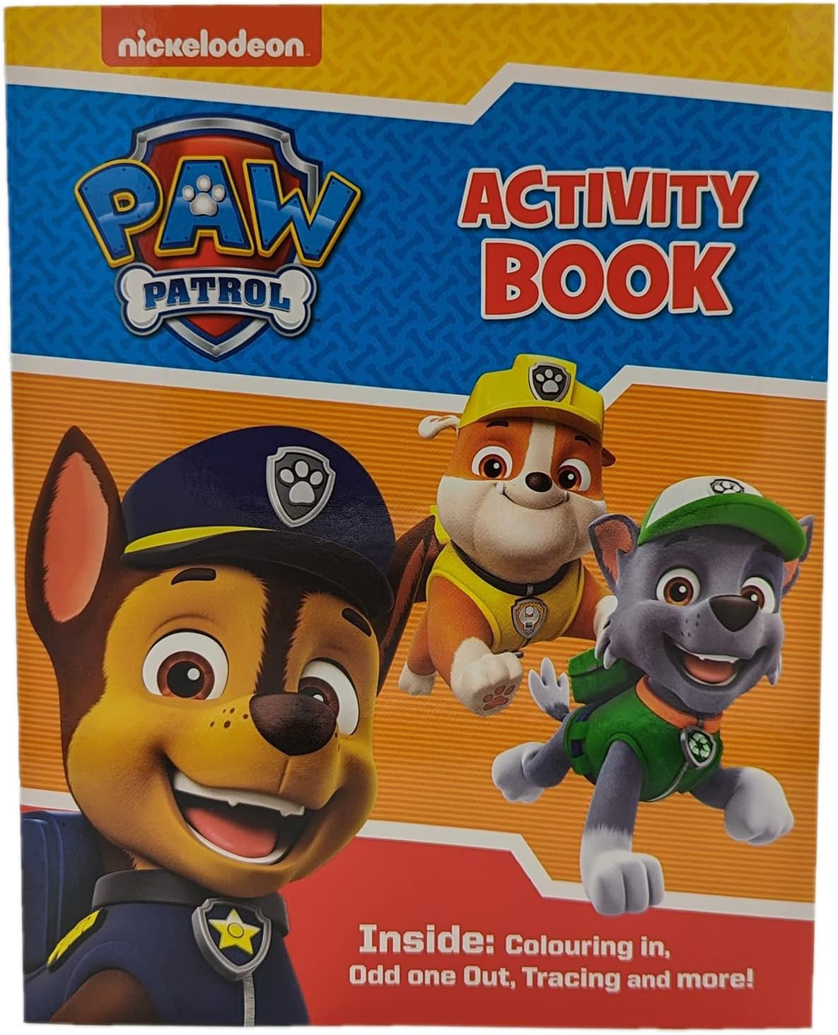 Paw Patrol Attività Divertente Confezione Bambini Colorare Puzzle & Adesivo