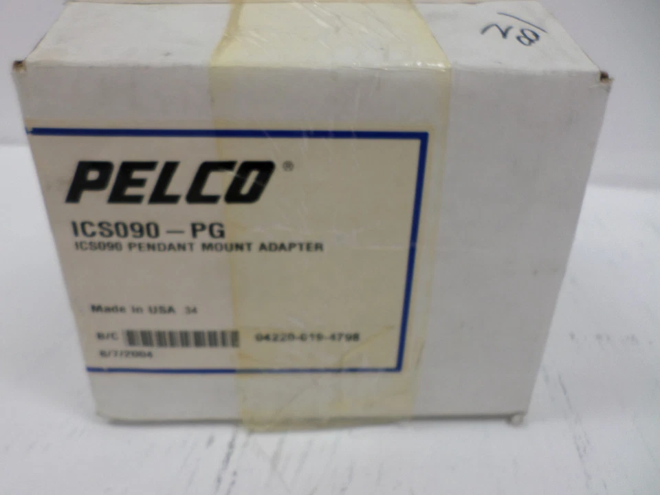 Pelco ICS090 White Pendant Mount Adapter for ICS090 Series Camclosures ICS090-PG - Image 3 of 4