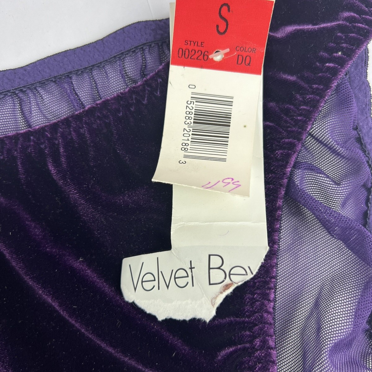 Vintage Warner's Velvet Beware Panties Small Sheer Butt