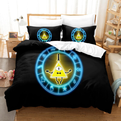 Gravity Falls Bettwäsche Set 13 Kissenbezüge80x80 Anpassbar Bettbezug135x200