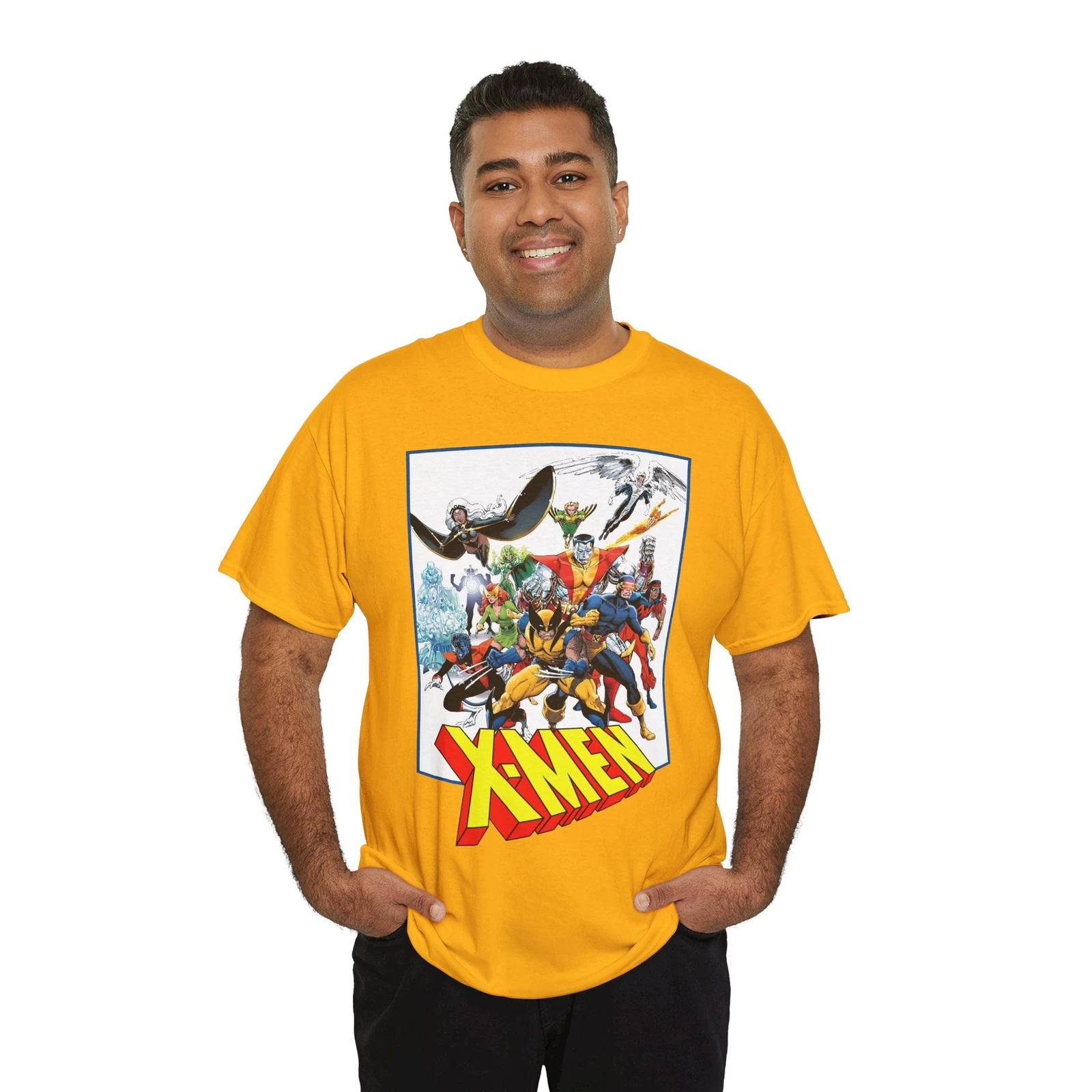 X-Men T-Shirt - Classic Arthur Adams Art - Marvel Comics - Wolverine, Colossus