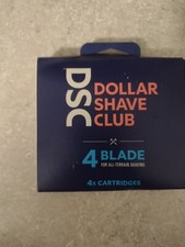 DSC Dollar Shave Club 4 Blade for all-Terrain Shaving 4 Cartridges