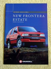 Vauxhall Frontera Estate Range 1995 Models No2, 22-16v & 2.8TD